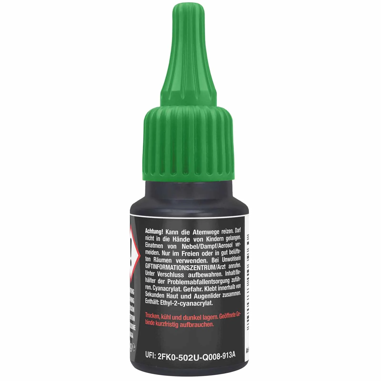 Everglue Sekundenkleber Cyanacrylat hochviskos 20g Dosierflasche (dickflüssig)