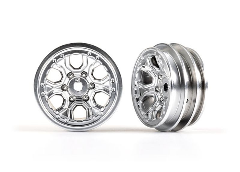 Felgen 1.0 satin-chrom (2) TRAXXAS TRX-4M 