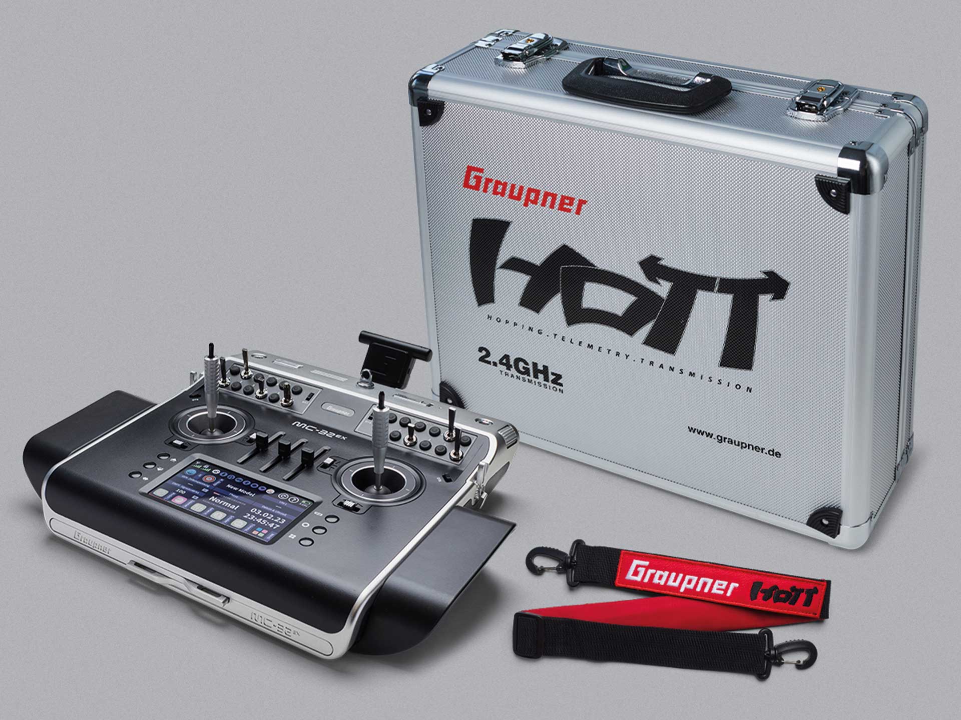 GRAUPNER MC-32ex Sender HoTT 2.4GHz Fernsteuerung 