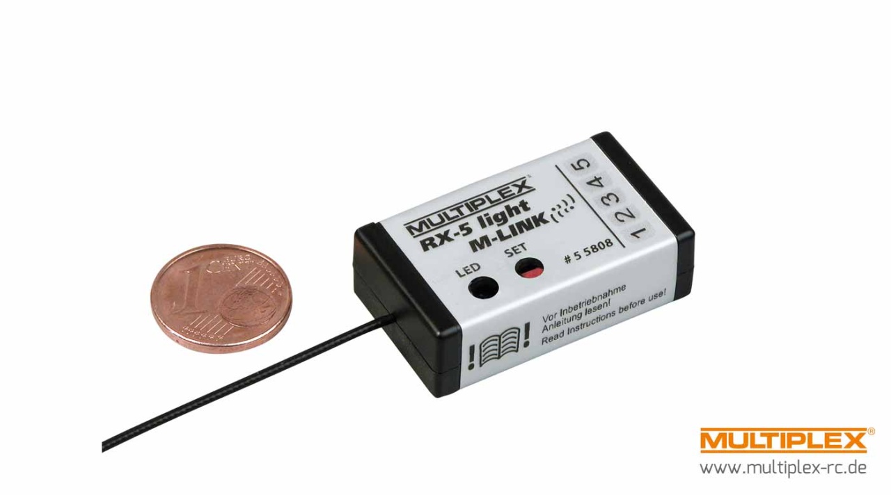 Multiplex 55808 Empfänger RX5 Light MLINK 2,4 GHz
