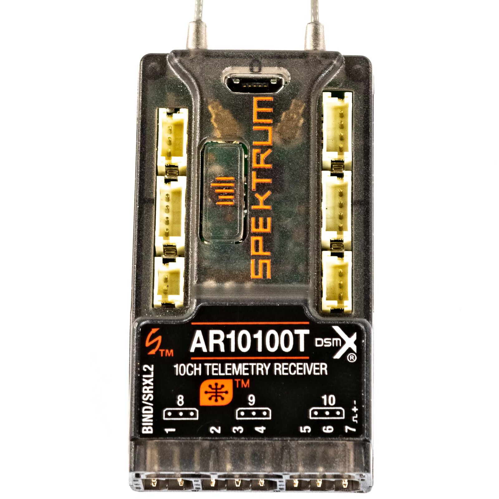 AR10100T DSMX 10-Kanal Telemetrie Empfänger