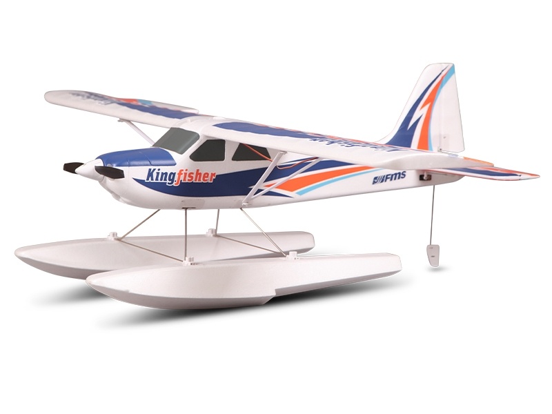 FMS Kingfisher Trainer RTF incl. Schwimmer & Skis - 140 cm Combo incl. Reflex Gyro System
