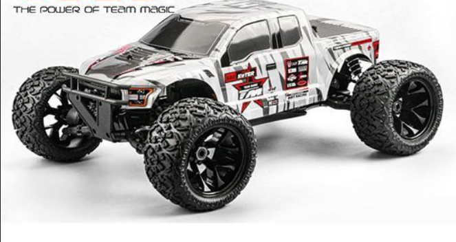 KeTER - Rot, 1/8 XL Elektrisch - 1/8 Racing Truck - RTR - 3-4S - Team Magic UCP Racing Pickup 