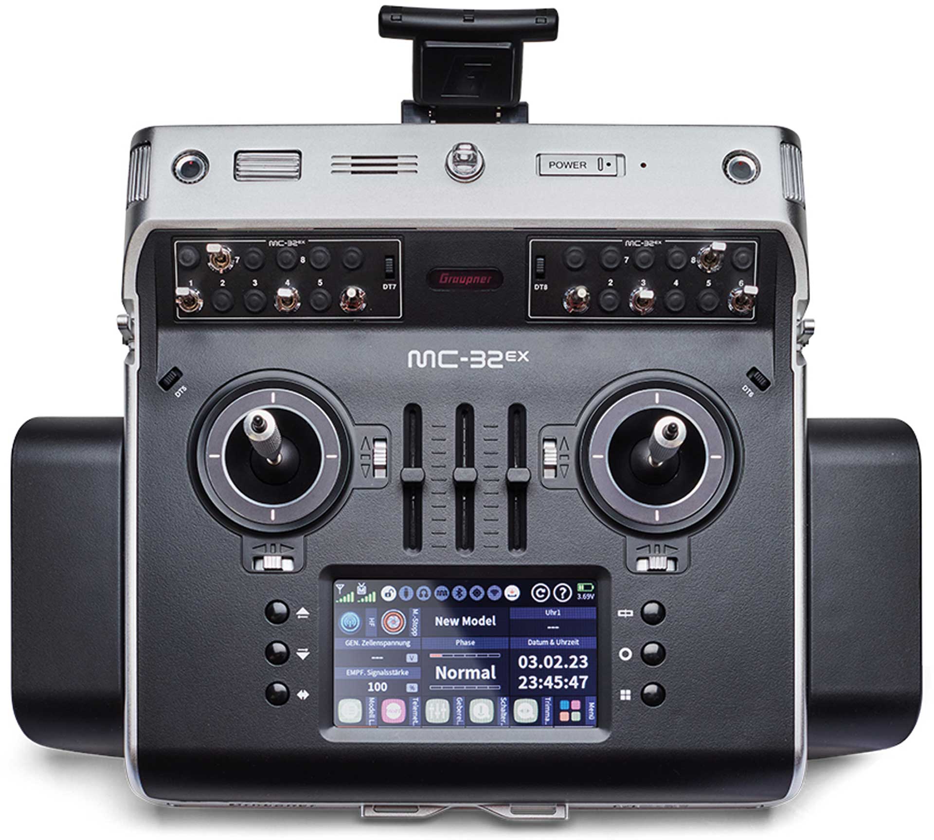 GRAUPNER MC-32ex Sender HoTT 2.4GHz Fernsteuerung 