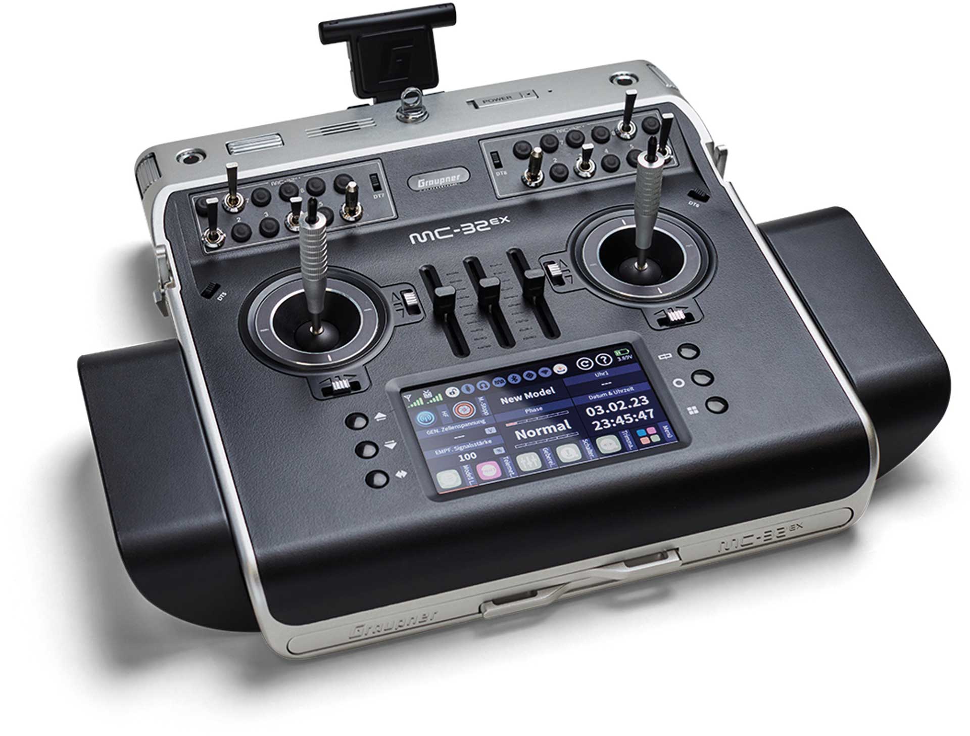 GRAUPNER MC-32ex Sender HoTT 2.4GHz Fernsteuerung 