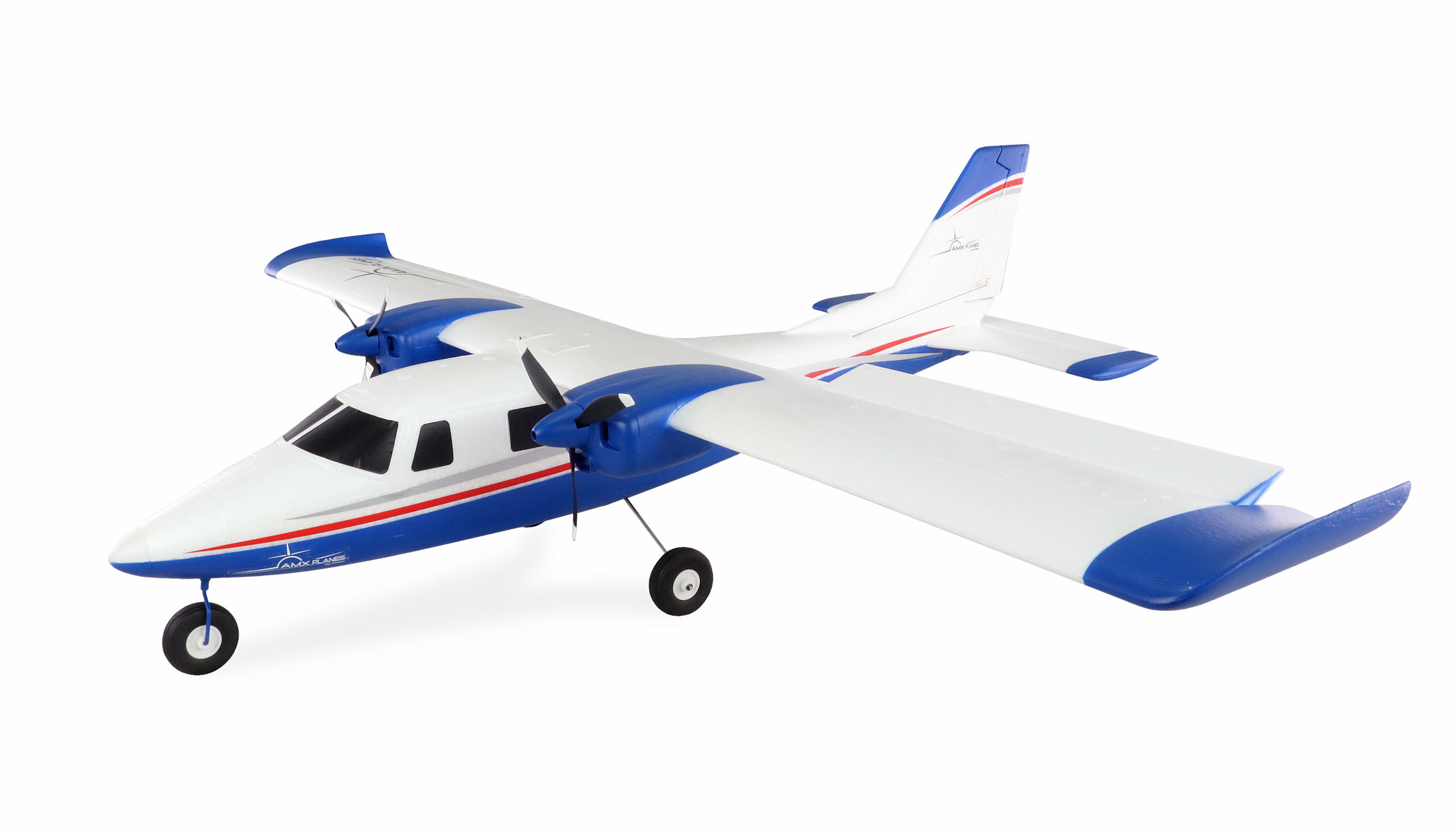 AMXPlanes P68 Hochdecker 850mm PNP blau 