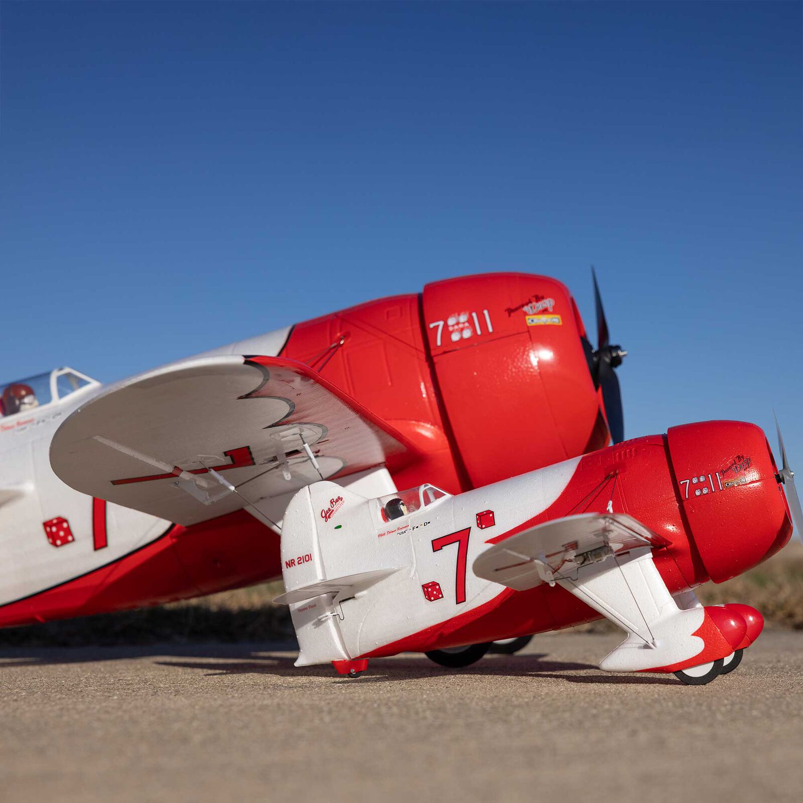 UMX Gee Bee R-2 510mm BNF Basic mit AS3X und SAFE Select