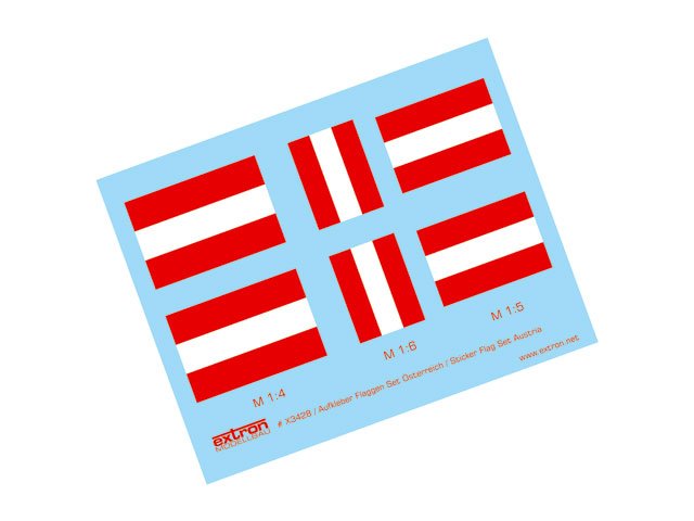 Aufkleber Flaggen Österreich