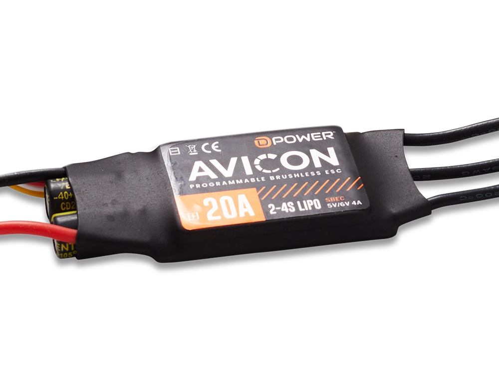 D-Power AVICON 20A S-BEC Brushless Regler 