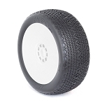 1:8 BUGGY RASP (SOFT) EVO WHEEL PRE-MOUNTED WHITE