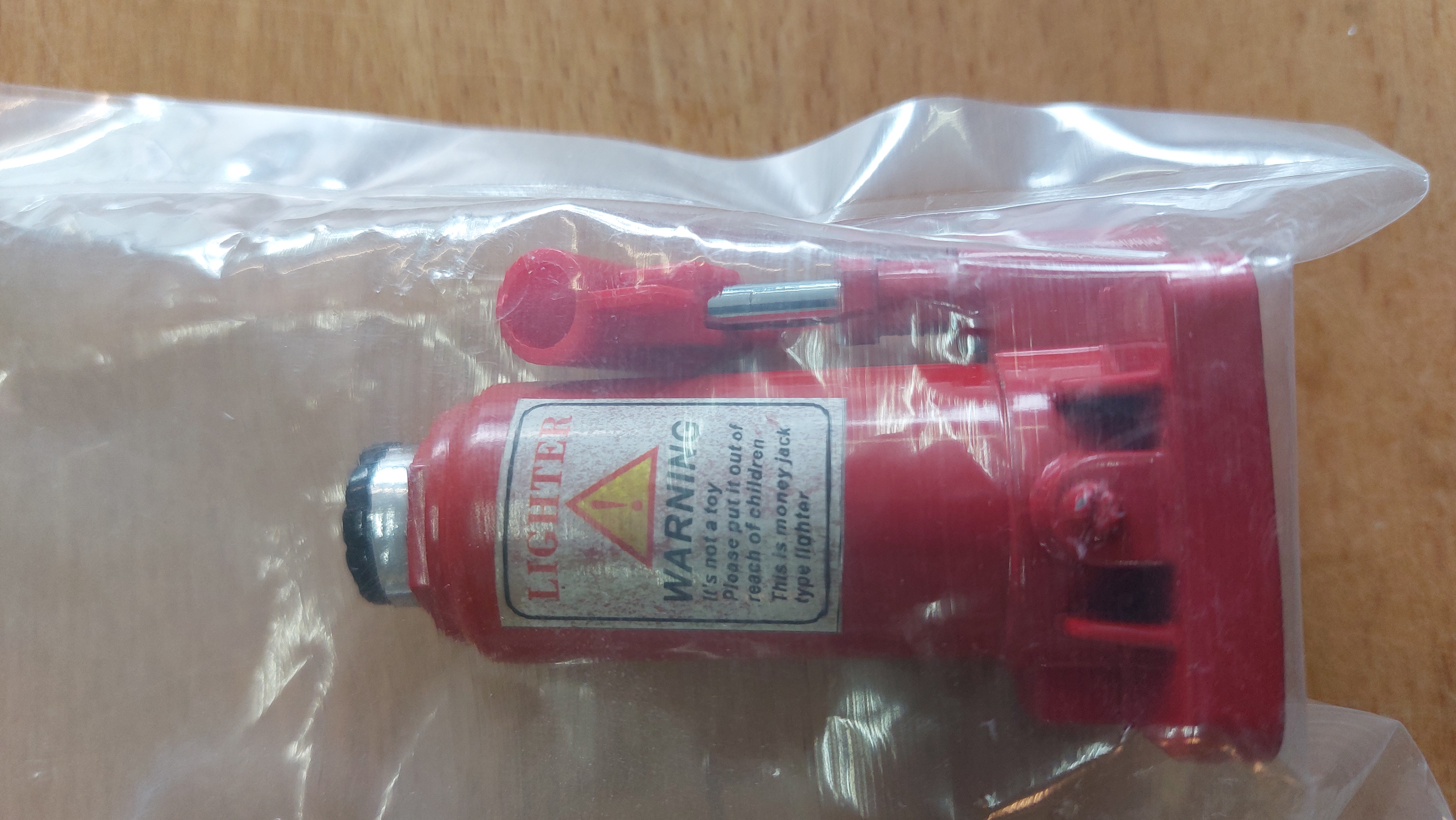Wagenheber ''hydraulisch'' 1:10 Metall/Kunststoff rot