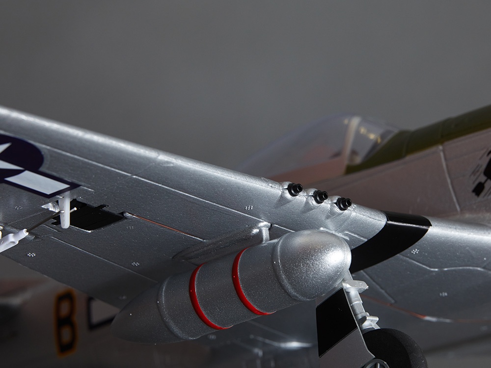 DERBEE P-51D Mustang Warbird PNP gelb - 75cm 