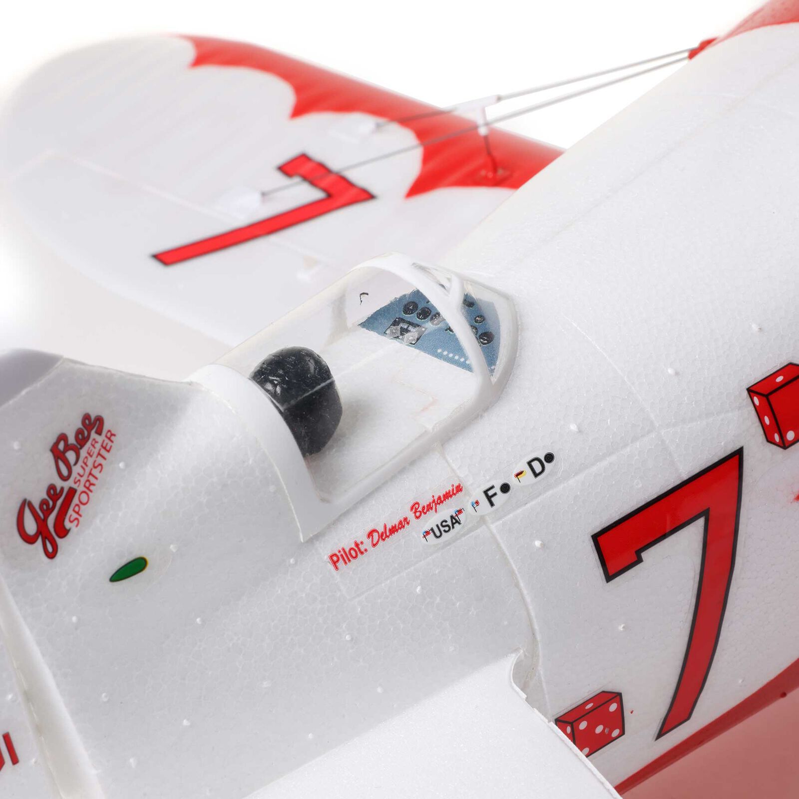 UMX Gee Bee R-2 510mm BNF Basic mit AS3X und SAFE Select