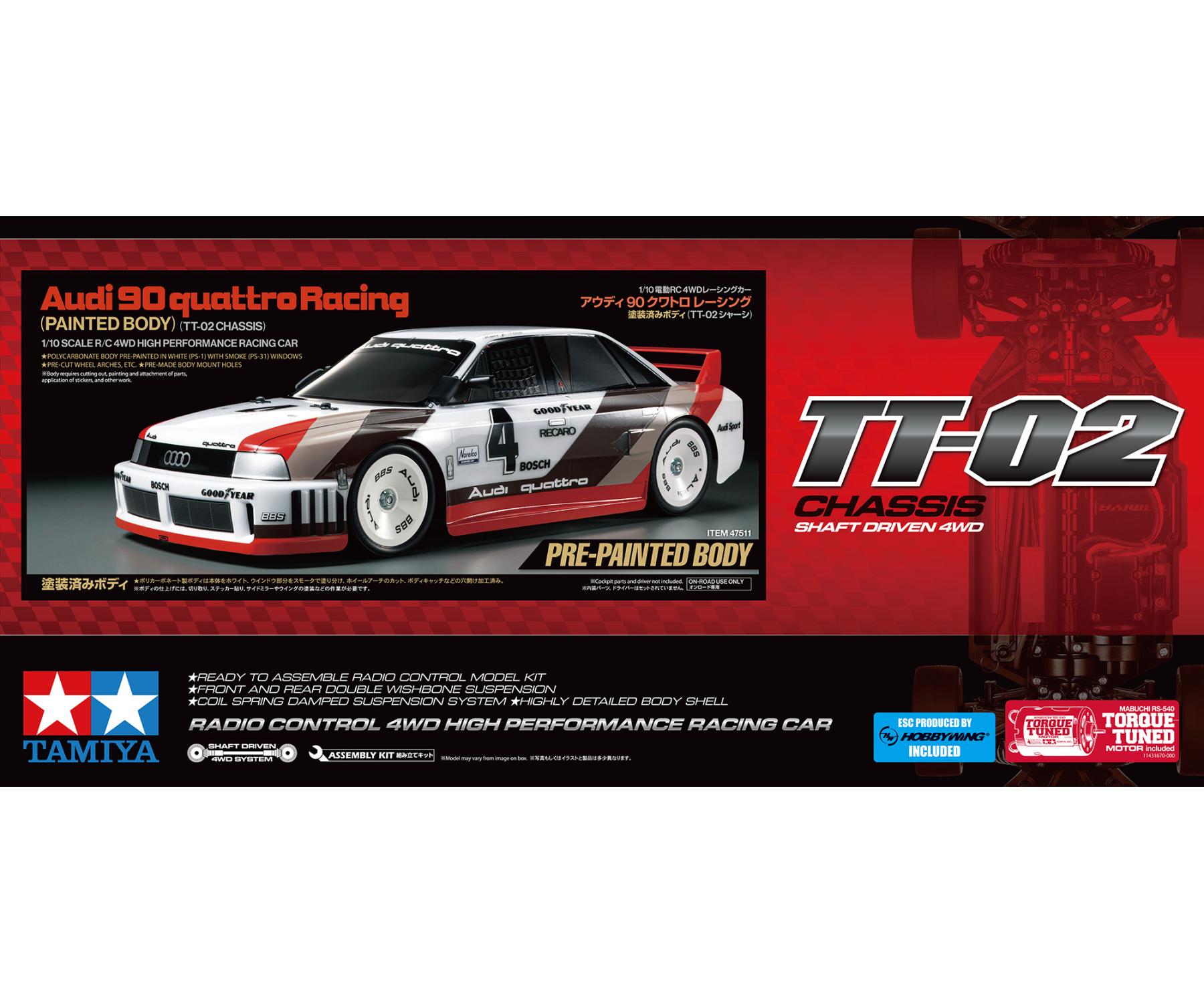 1:10 RC Audi 90 quattro Racing Lac.TT-02