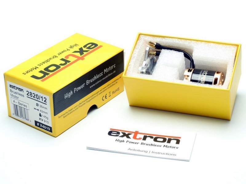Brushless Motor EXTRON 2820/12 (910KV)