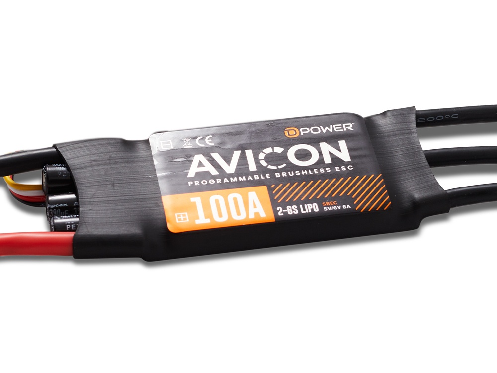 D-Power AVICON 100A S-BEC Brushless Regler 