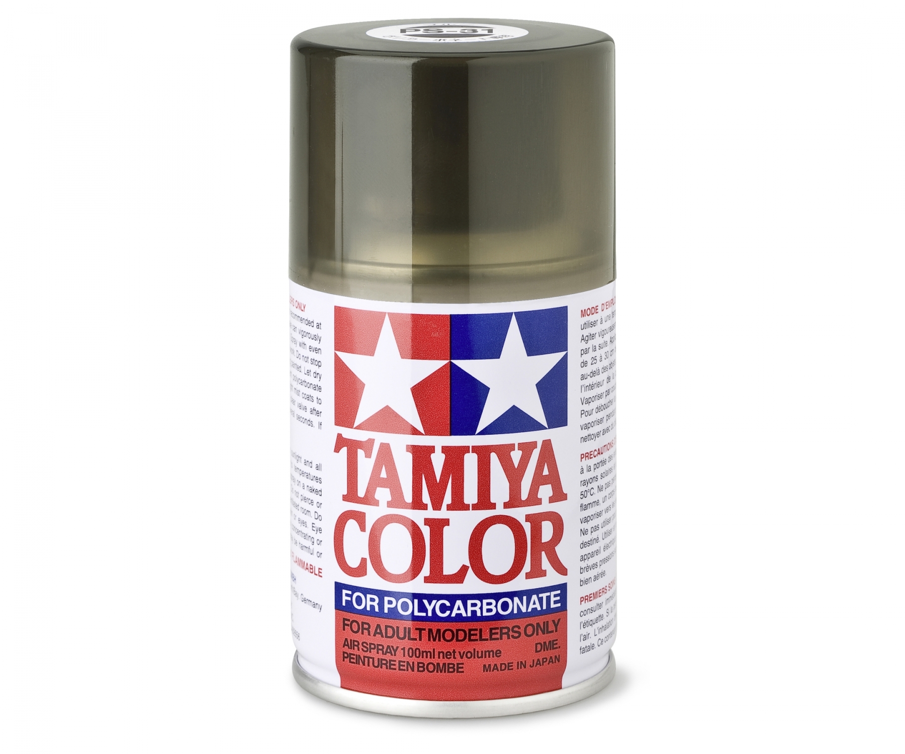 Tamiya Color Lexanspray Rauch PS-31 100 ml Spraydose (L=109,90€)