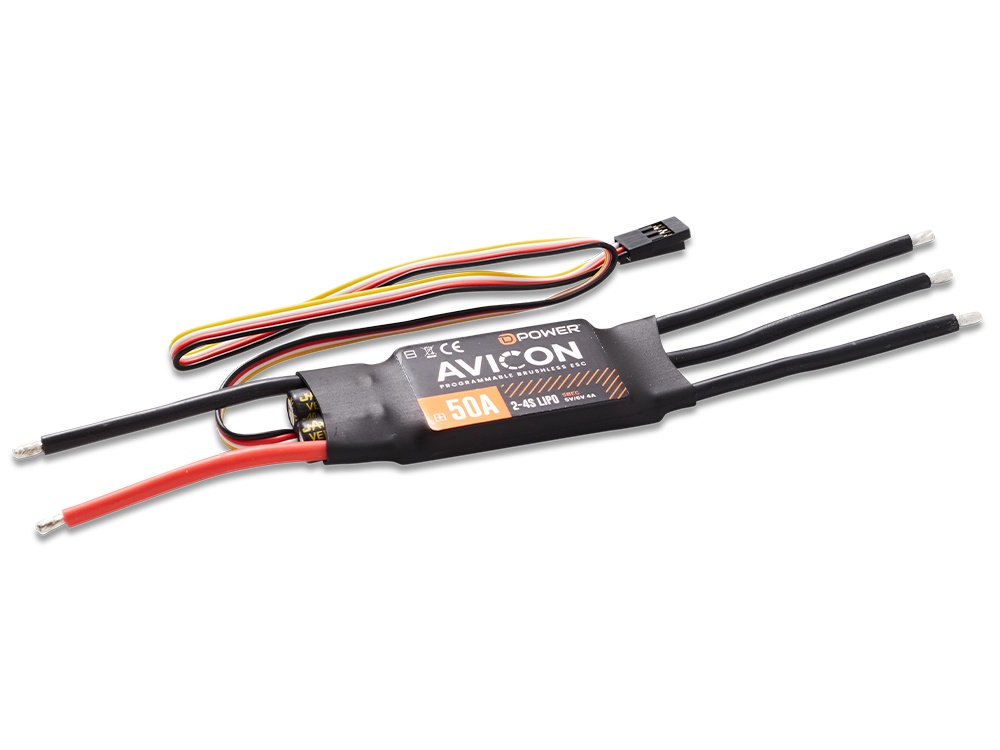 D-Power AVICON 50A S-BEC Brushless Regler 